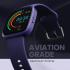 HiFuture EDGE Bluetooth 5.3 Fashion Aluminum Smart Watch Smartwatch Dual Core, 1.72" HD display, 1 ATM Water Resistant, up to 7 days Battery Life, over 100 Sports Modes, AI Enhanced Health Monitoring - Black